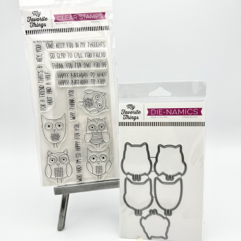 MFT Die-Namics Stanz & Stempel Set - For Owl You Do